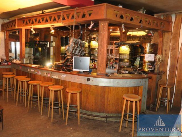 Insolvenz-Online-Auktion 120 Positionen Inventar Musik-Gaststätte: Billardtische, Gastroküche, Musik- und Lichttechnik, Biergarteneinrichtung, 34000 Raum Kassel