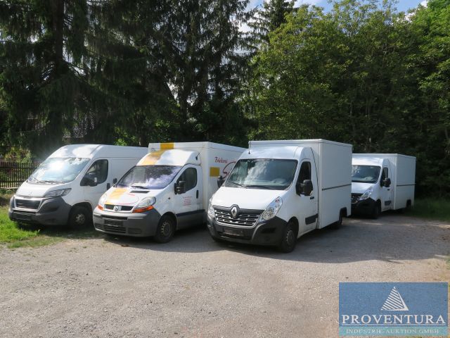 Insolvenz-Auktion 100 Positionen Inventar Bäckerei und Konditorei, 4 Verkaufsfahrzeuge, 1 Transporter, Raum 99974 Mühlhausen