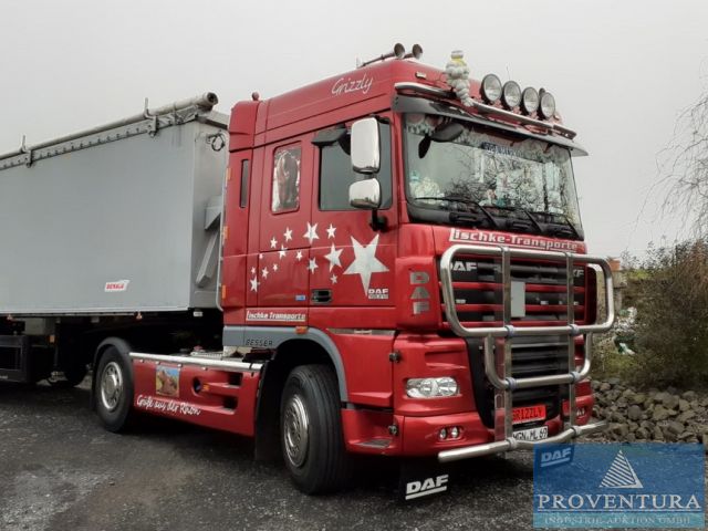 Aus Insolvenz: SZM DAF 510XF, EZ 2013, 550.000 km und Transporter Fiat Ducato 115 Multijet, EZ 2016, 70.000 km, 986XX Raum Meinigen