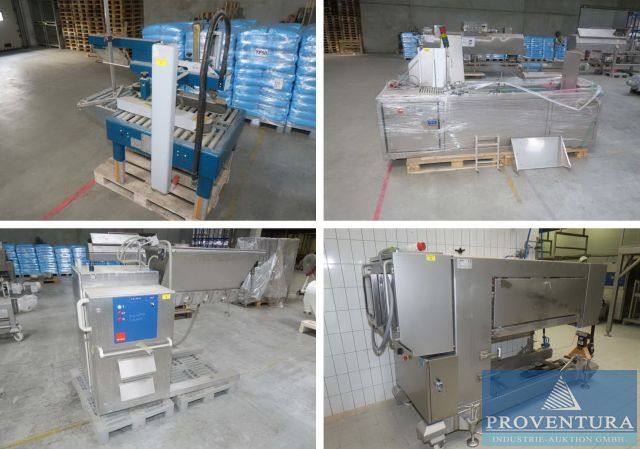 Online-Auktion Großmaschinen-Lebensmitteltechnik: 14 Maschinen aus Tiefkühlpizza-Produktion, 39307 Brettin (bei Genthin)