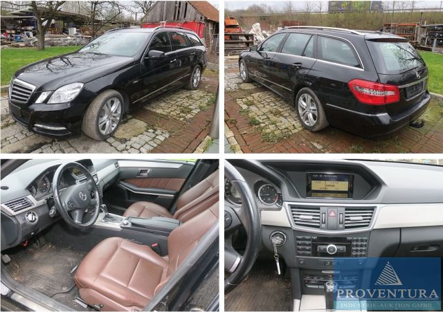 Pkw-Auktion: Mercedes-Benz E220 CDI Avantgarde T-Modell Automatik, EZ 2011, 195.000 km, AHK, Leder, Sitzheizung vorn. u. hinten, Multikontursitze