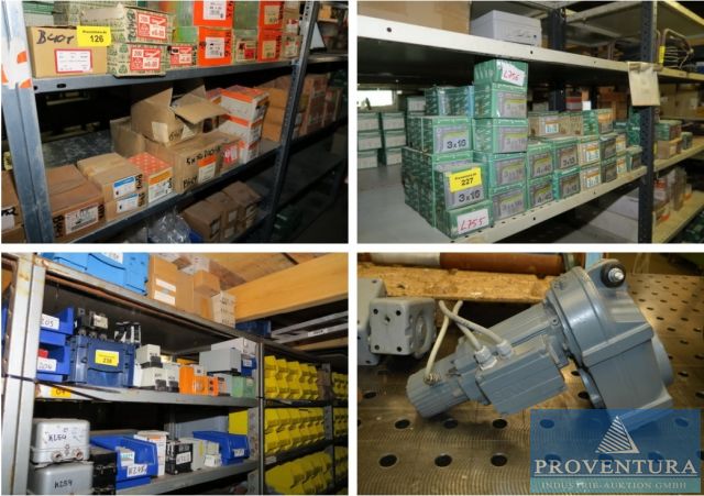 Liquidations-Auktion 300 Positionen Befestigungstechnik: Schrauben, Handwerkzeuge, Schleifmittel, Elektrotechnik, etc.