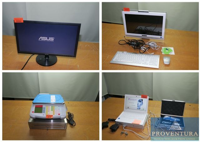 Aus Leasing: 36 Positionen Leasingrückläufer, EDV, PC-Systeme, Monitore, Server, Alarmanlagen etc.