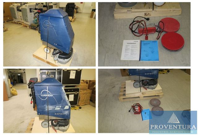Aus Leasing: Scheuersaugmaschine TURNADO 55Pro und TURNADO 55 sowie Einscheibenreinigungsmaschine Columbus TP400