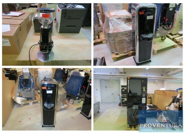 Nachverkauf aus Leasing: Gastro Artikel Kaffeemühle, Wasserspender, Protein Shake Automat
