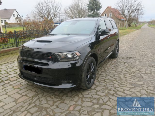 Fahrzeugauktion: SUV DODGE Durango RT 5.7 V8, EZ. 2019, 35.000 km, mit Gasanlage, Felgensatz LOMBARTHO 22 Zoll