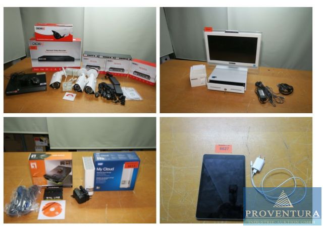 Aus Leasing: 115 Positionen Leasingrückläufer, EDV, PC-Systeme, Apple iPad, Alarmanlagen, 15 Pos. Bürorechner Terra i5-6500, etc.