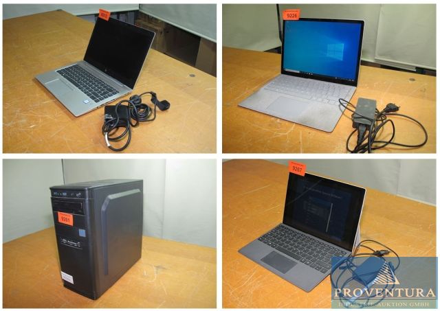 Aus Leasing: 100 Positionen EDV, PC-Systeme, MICROSOFT Surface, etc.