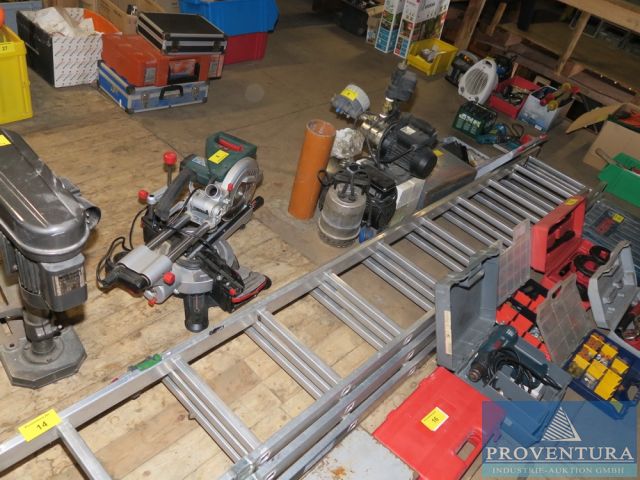 Aus Insolvenz: Versteigerung großer Posten Elektro-Handmaschinen, Pumpen, Werkzeuge, Elektrobedarf, Trockenbau und Sanitär