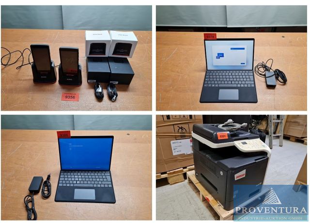 Nachverkauf aus Versteigerung: 40 Positionen Leasingrückläufer, EDV, PC-Systeme, Multifunktionsgeräte, Alarmanlagen, etc.