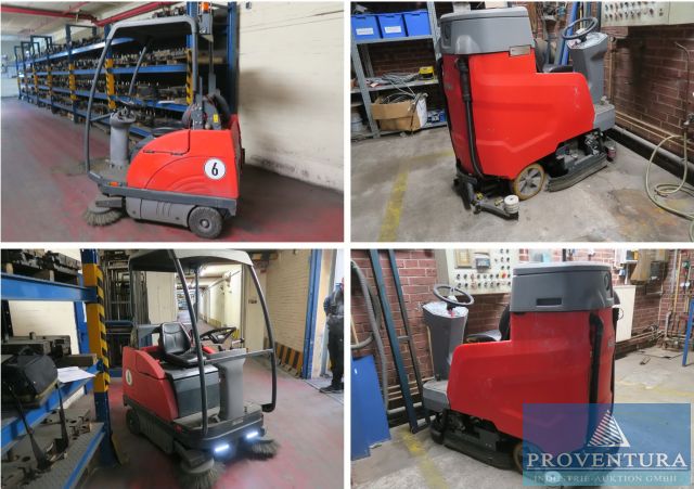 Aus Leasing: Aufsitz-Kehrmaschine HAKO Sweepmaster B9890 RH, Aufsitz-Nasskehrmaschine HAKO Scrubmaster B120