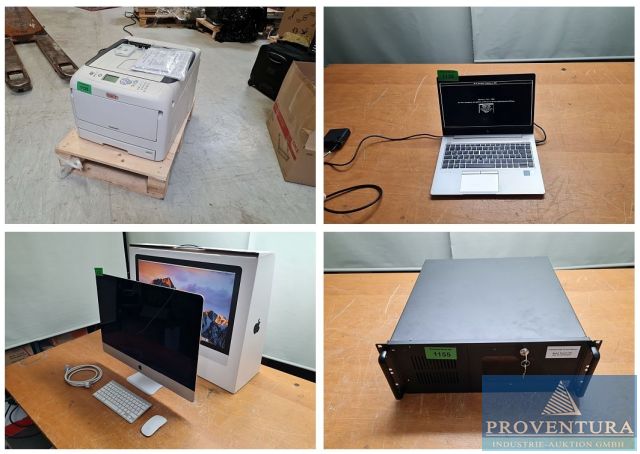 Aus Leasing: 46 Positionen EDV, Apple iMac, Alarmanlagen, PC-Systeme, Drucker OKI Pro8432WT mit geringer Seitenzahl