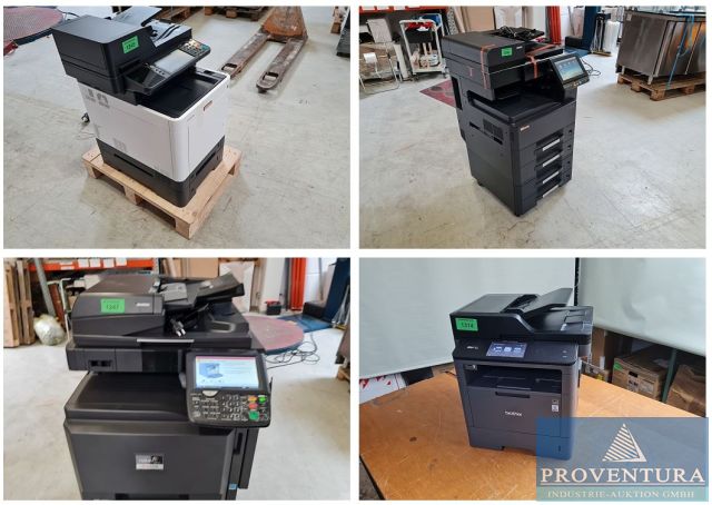 Aus Leasing: Multifunktionsgeräte: UTAX P-C3062i MFP, UTAX 4062i, KYOCERA Taskalfa 3051ci, 2x Brother Drucker