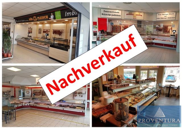 Nachverkauf zu: Fleischerei-Filialen Ladeneinrichtung, Gastroküche, Kombidämpfer, Cafemöbel, etc.