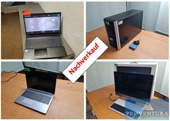 Nachverkauf aus Leasing: 30 Artikel EDV APPLE iMac Pro 2017 27 Zoll Retina 5K, Laptop SCHENKER Key 15 (Early 2021), Laptop HP 255 G7