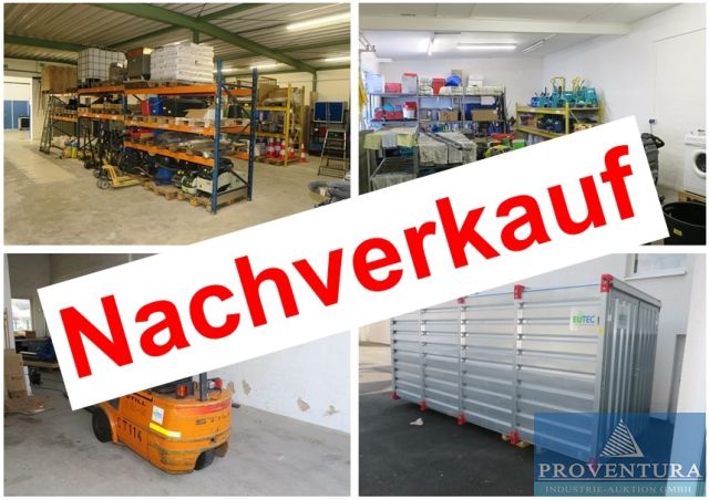 Nachverkauf: Insolvenzversteigerung Industriedienstleister: 520 Positionen, Gabelstapler, viele Handmaschinen Hilti, Makita, Würth, Gebäudereinigung, Lagertechnik, Maschinentransportmittel, Büro, etc.