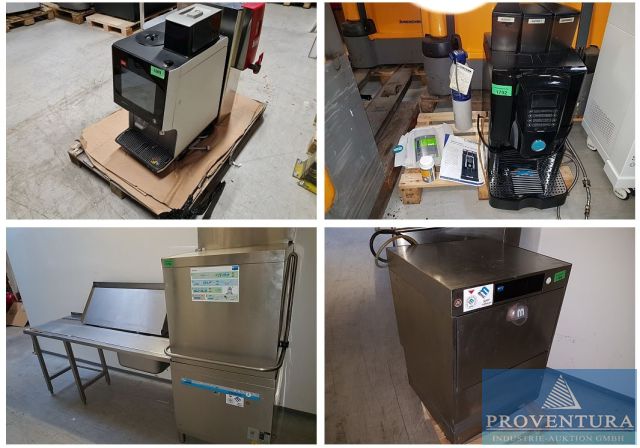 Gastroversteigerung aus Leasing: 2x Haubenspülmaschine MEIKO Baujahr 2018, Gläser- und Geschirrspülautomat MEIKO M-iClean UM, 1x Kaffeevollautomat CARIMALI MX-2 LM AA01-12142222