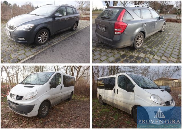 Aus Insolvenz: KIA Ceed 1.6 CRDi, EZ 2010, Renault Trafic 2.0 dCi, EZ 2014 - niedrige Startpreise!