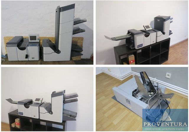 Aus Leasing: 2x Kuvertierer FRANCOTYP-POSTALIA FPi 5600, 1x 4-Farben-Duplex-Drucksystem BRUNNER Astrojet M1