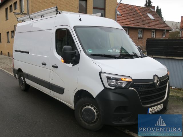 Aus Insolvenz: Renault Master 2.3 dCi 135 L2H2, EZ 2022, 43.000 km, Dachträger, Einbauregal, Klimaanlage