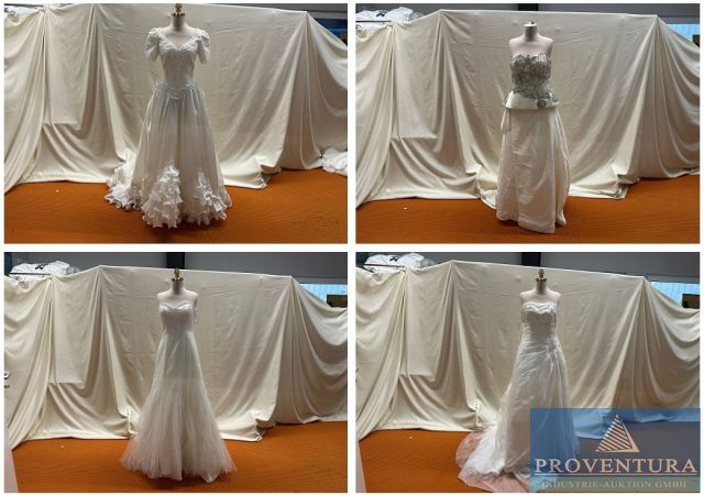 Insolvenzversteigerung Sonderposten 135 Brautkleider - Startpreis € 900,−