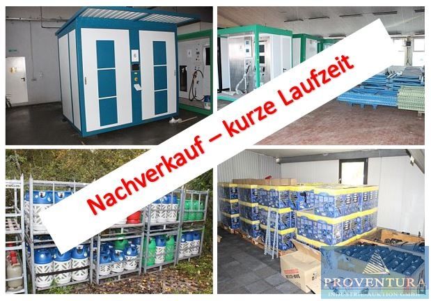Nachverkauf zur Insolvenzversteigerung 69 Pos. Vertrieb von LPG-Tankstellen, Flaschentauschsystemen, Eichstand mit Eichanlage, Flaschenfüllanlagen, Verkaufsautomaten, Ersatzteile, Gasflaschen, Hallenheizung, E-Transporter RUNHORSE J2 Bj. 2023, etc