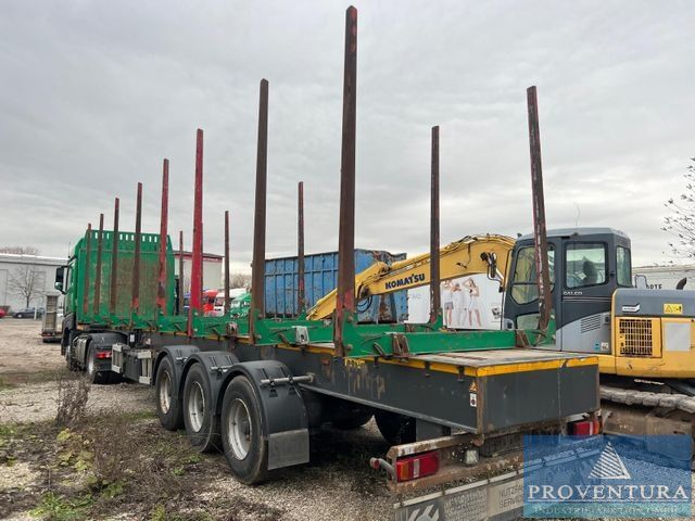 Versteigerung: Auflieger Holztransporter DOLL A350, EZ 2013, 36.500 kg, 3 Achsen, 8x2 Rungen