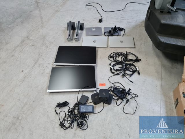 Leasingversteigerung: EDV-Paket 2x HP ProBook 450 G8, 2x HP EliteDisplay E243i 24