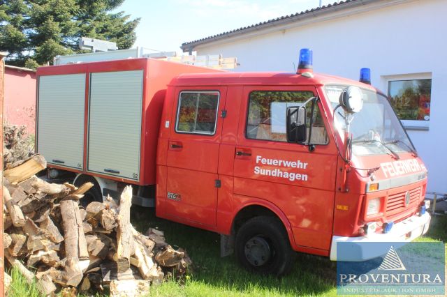 Versteigerung wegen Neuanschaffung: Feuerwehr-Löschfahrzeug Tragkraftspritze TSF-W VW LT 50 2.4D EZ 1996 15.000 km, Stromerzeuger GEKO 3001 E-AAHHBA
