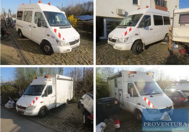 Insolvenz-Fahrzeugauktion: MERCEDES-BENZ 311 CDI Kastenwagen, EZ. 2004, MERCEDES-BENZ 316 CDI Kofferaufbau, EZ. 2005