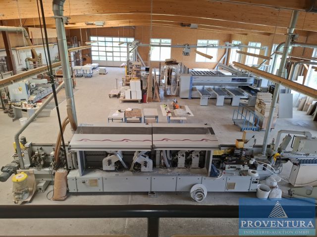 Versteigerung wegen Zwangsverwaltung Holzbearbeitung CNC-BAZ Weeke Optimat BHC Venture 3 Bj. 2005, Korpuspresse LIGMATECH MPH2106 Bj. 1999, Zerhacker WEIMAR WL4 Bj. 2012, Späneabsaugung SÄNEX EINB50 mit Brikettierpresse, etc.