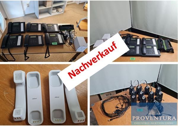 Nachverkauf aus Leasing: IP Telefone und Zubehör, UNIFY Openscape, Handsets JABRA 450-weiß, Headsets JABRA Pro 930