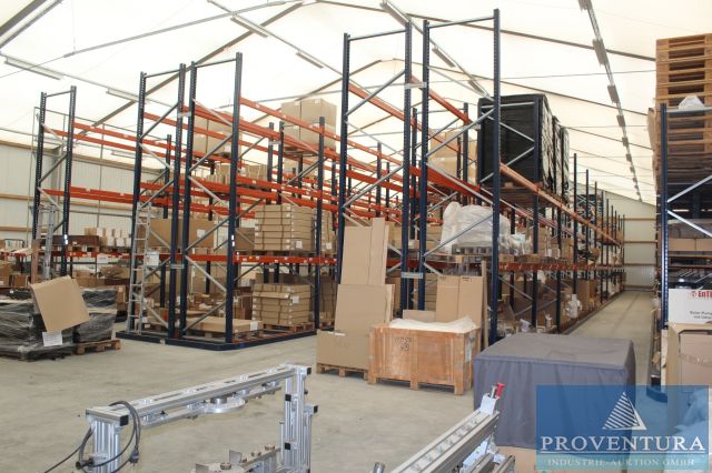 Vorankündigung: Insolvenzversteigerung Lagertechnik u. Sondermaschinenbau, 120 Pos., über 250 m Palettenregale, Hochregal-Gabelstapler STILL Wagner MX, Metallbau, Prüfvorrichtungen, Büromöbel, etc.