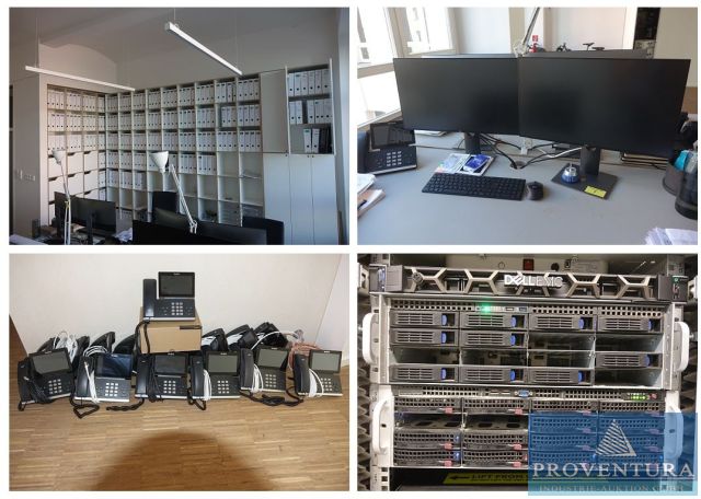 Insolvenzversteigerung: 38 Pos. hochwertige EDV-Ausstattung und Büromöblierung eines Architekturbüros, Monitore, Servertechnik, div. Ergonomieschreibtische, etc.