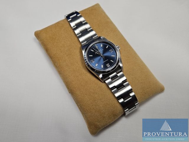 Versteigerung: Herren-Armbanduhr Rolex Oyster Air-King, Zertifikat und Uhrenbox vorhanden