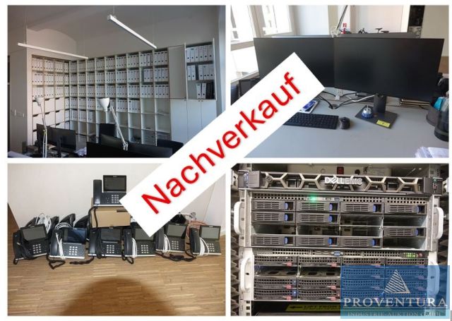 Räumungsauktion:zu Insolvenzversteigerung: 38 Pos. hochwertige EDV-Ausstattung und Büromöblierung eines Architekturbüros, Monitore, Servertechnik, div. Ergonomieschreibtische, etc.