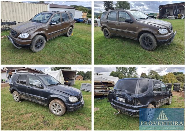 Versteigerung: 2x Mercedes-Benz ML 270 CDI, EZ 2000 u. EZ 2002, Automatikgetriebe, Leder, AHK, Navi