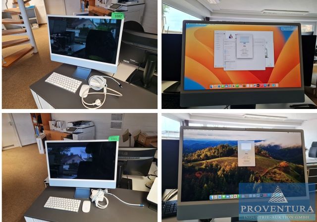 Aus Leasing: 2x APPLE iMac 24 Zoll Retina 2021 M1