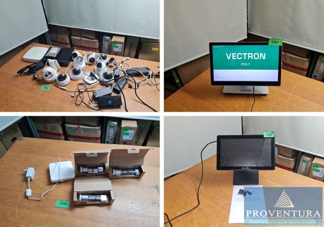 Nachverkauf Versteigerung Leasingrückläufer: 35 Positionen, Elecktronisches Schließsystem SALTO IQ 2.0, Alarmanlagen,EDV,