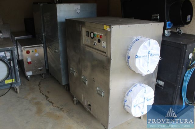 Nachverkauf 11 Pos. Asbestsanierung Werkzeuge fachmännisch gereinigt und dekontaminiert div. Unterdruckhaltegeräte ASGROVANDERVOORT etc.