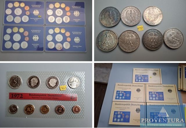 Münzversteigerung 74 Pos. KMS BRD, Silbermünzen Deutsches Reich Hindenburg – 37077 Göttingen – 07.01.2026 – 09:00:00 – Feedzy