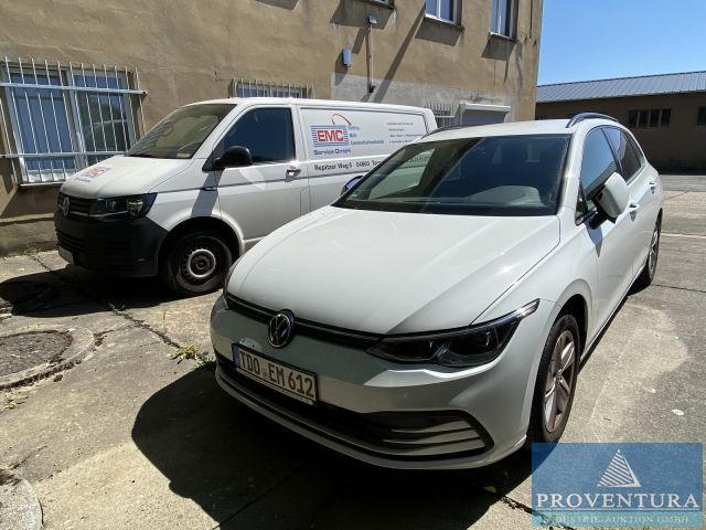 Insolvenz-Fahrzeugversteigerung: VW Golf VIII 1.5 TSI, EZ 2020, 86.000 km, Transporter VW T6 2.0 TDI, EZ 2018, 29.000 km