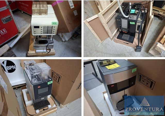 Gastroversteigerung aus Leasing: Kaffeevollautomat LA CIMBALI Q10 Milk PS, Kaffeevollautomat SCHAERER Coffee Club,Kaffeevollautomaten MELITTA