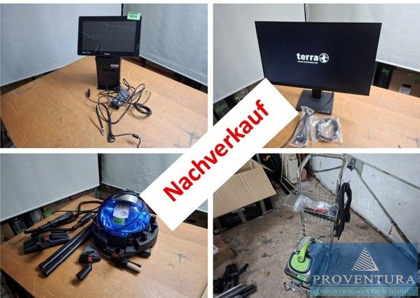 Nachverkauf Versteigerung Leasingrückläufer: 80 Positionen, Alarmanlagen, EDV , PC Systeme, Dampfreiniger