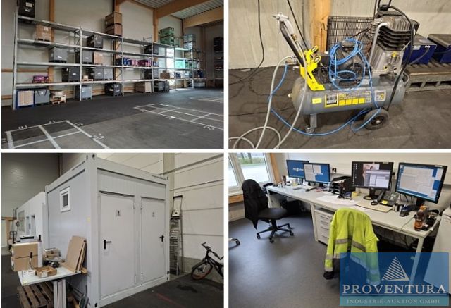 Insolvenzversteigerung ca. 41 Pos. Lagertechnik Sonnplast Solutions GmbH u.a. WC-Container, Palettenregale, Förderbänder, SPS-Prüfanlagen, etc. – 96465 Neustadt bei Coburg – 16.04.2026 – 10:00:00 – Feedzy