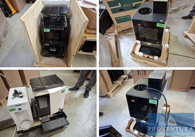 Gastroversteigerung aus Leasing: Kaffeevollautomaten: LA CIMBALI S15 CP10, 2x MELITTA Cafina XT8 F, SIELAFF Siamonie Smart OCS XL 1, Wasserspender SERVOMAT STEIGLER Spaqa iQ, 5x Kaffeevollautomat WMF 5000S+