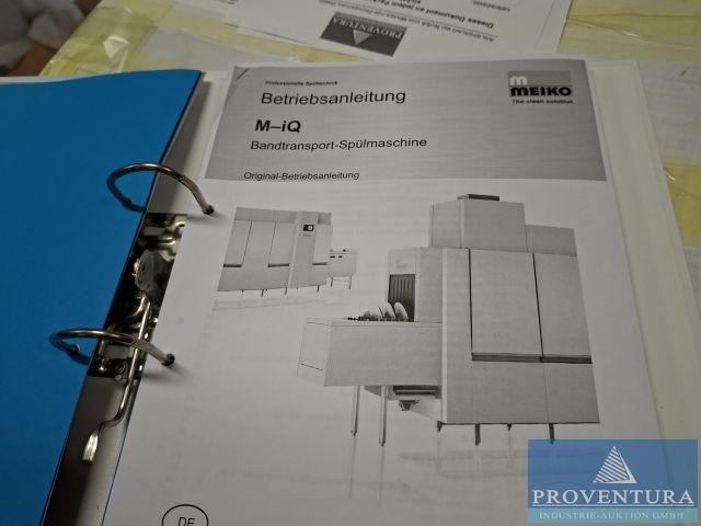Aus Leasing: Bandspülmaschine MEIKO M-IQ B-M54 V6 P6 angeschafft 09.2020 für ca. 49.500 € netto
