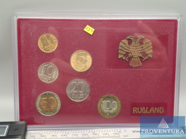 Münzversteigerung 103 Pos. KMS Russland, BRD, Euromünzen USA, Deutsches Reich, DDR, Altdeutsche Staaten, Telefonkarten etc
