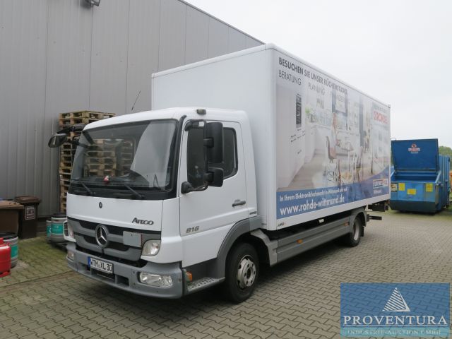 Fahrzeugauktion: Lkw Koffer MERCEDES-BENZ Atego 816, EZ. 2013, 145.000 Km