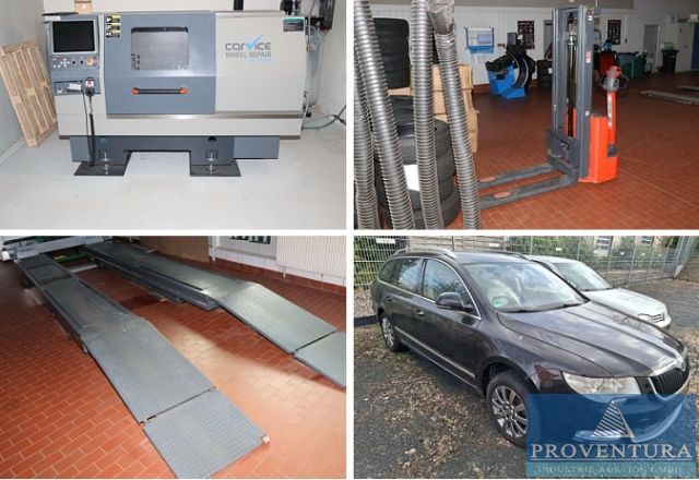 Insolvenzversteigerung MG-Autohaus: 270 Pos., Felgenaufbereitung aus 2024 CARVICE CNC-Felgendrehmaschine, Schnellmattierung, Radwaschmaschine, Lackierkabine, Fahrräder MY ESEL, Fahrzeuge, Felgen AMG, MG, VW, Skoda, Container, Hebebühnen, Büro, etc. – 36433 Bad Salzungen – 12.06.2026 – 09:00:00 – Feedzy